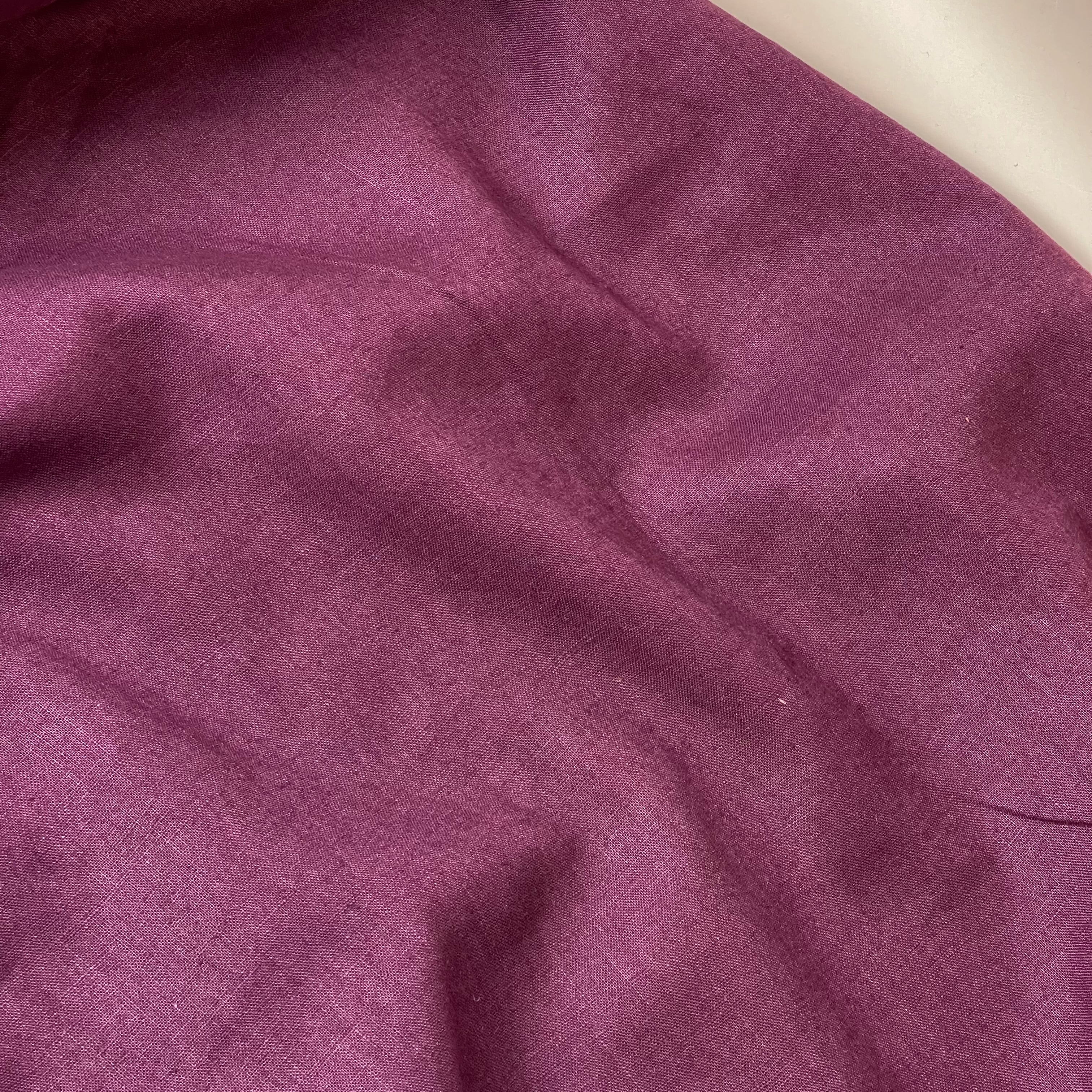 Breeze LIGHT Mulberry - Enzyme Washed Linen Fabric