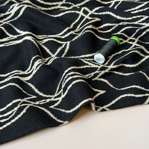 Ripples Yarn Dyed Heavy Jacquard Knit