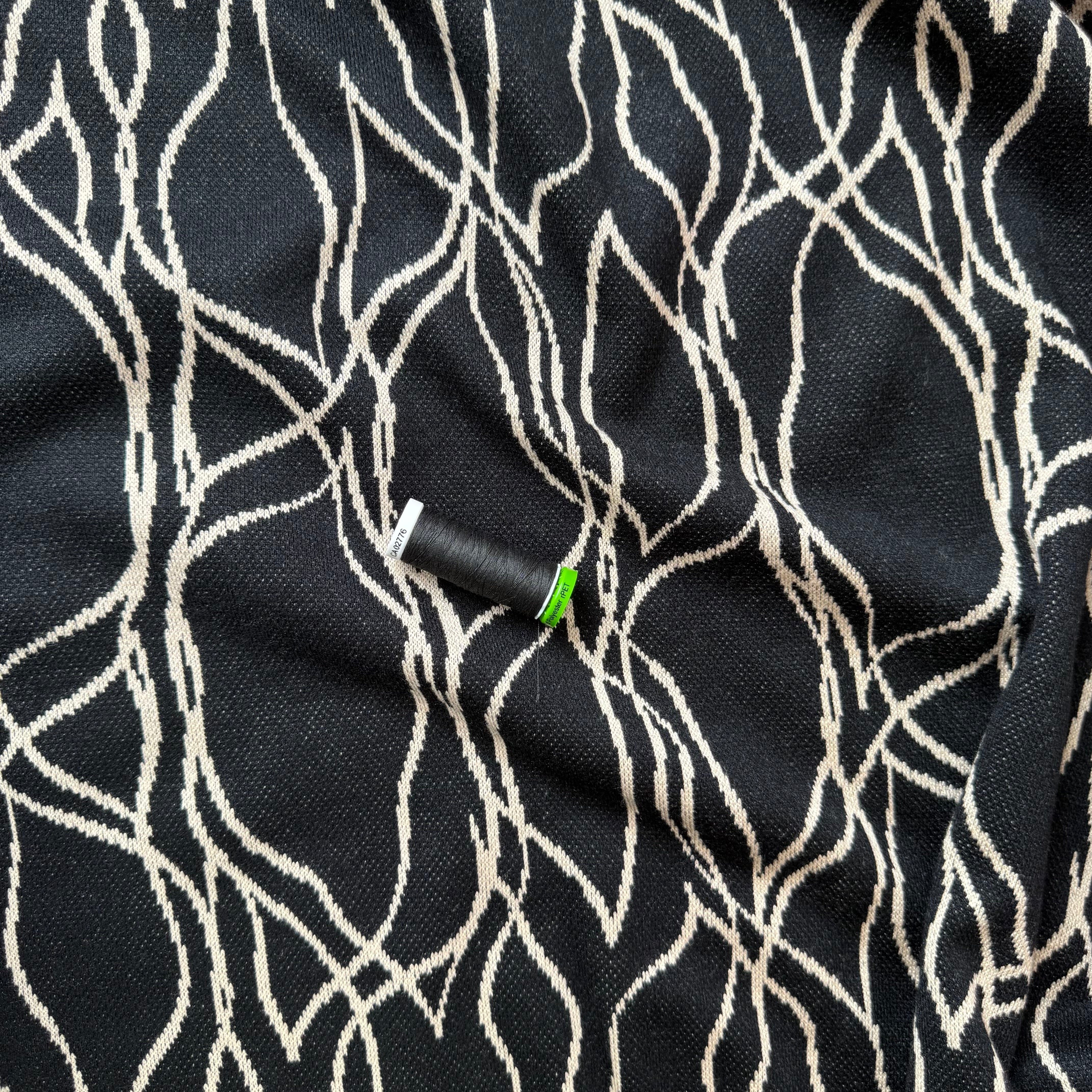 Ripples Yarn Dyed Heavy Jacquard Knit