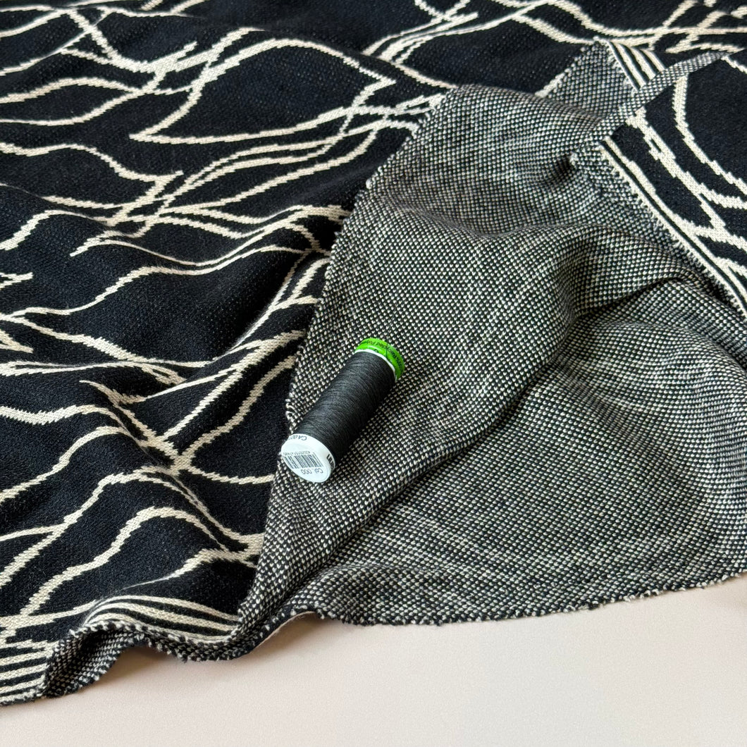 Ripples Yarn Dyed Heavy Jacquard Knit