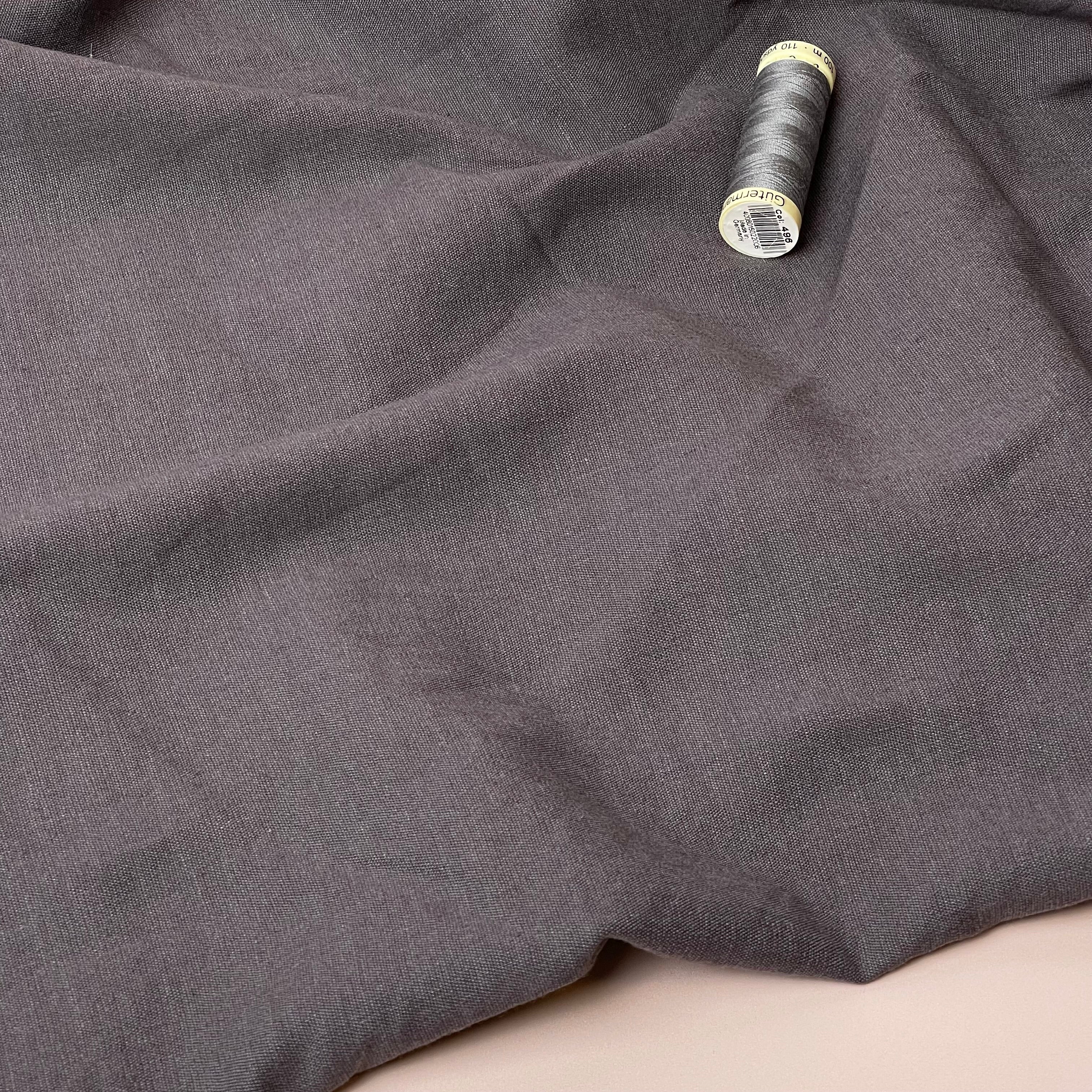 Sorona Linen in Taupe - New Eco Linen Blend Fabric