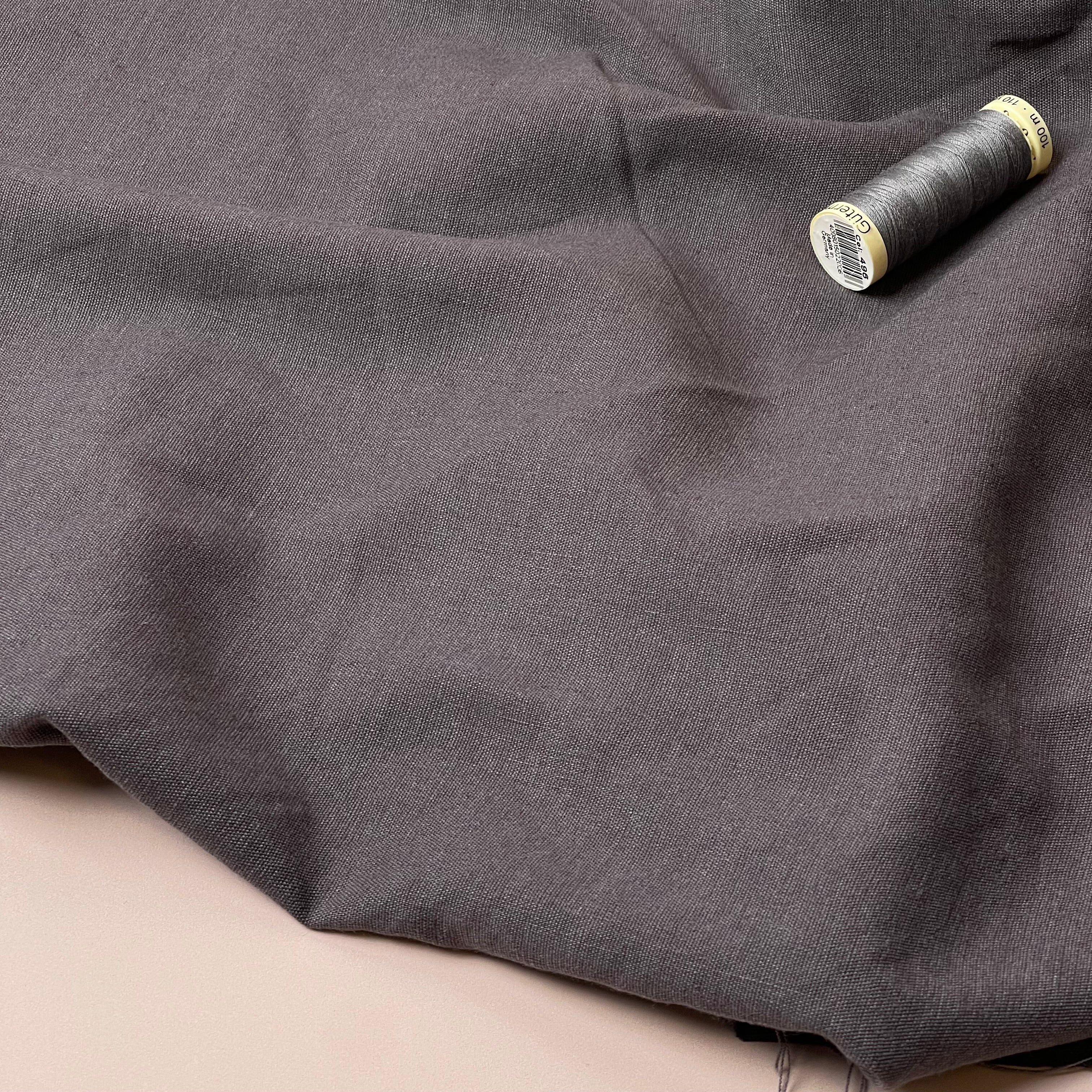 Sorona Linen in Taupe - New Eco Linen Blend Fabric