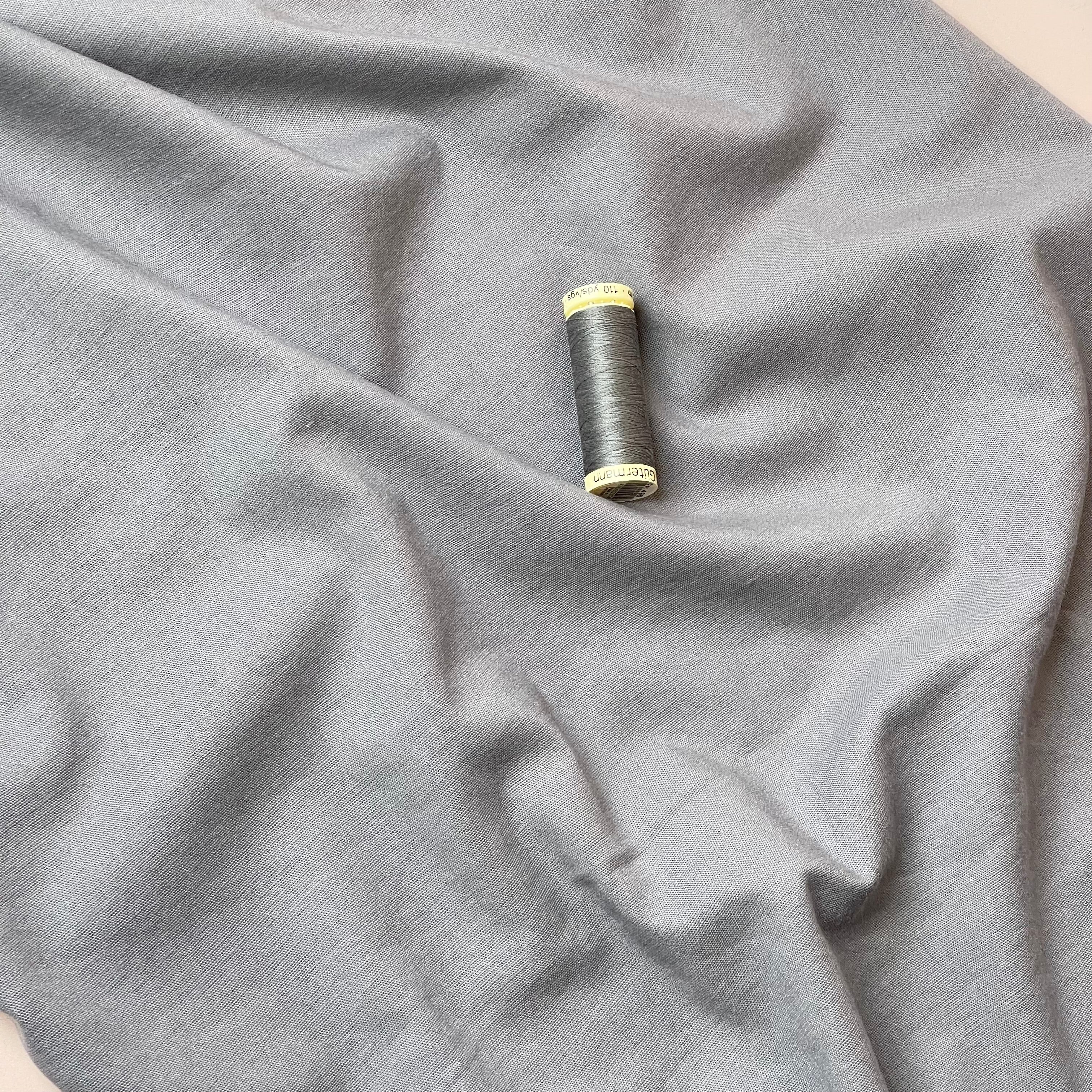 Sorona Linen in Light Grey - New Eco Linen Blend Fabric