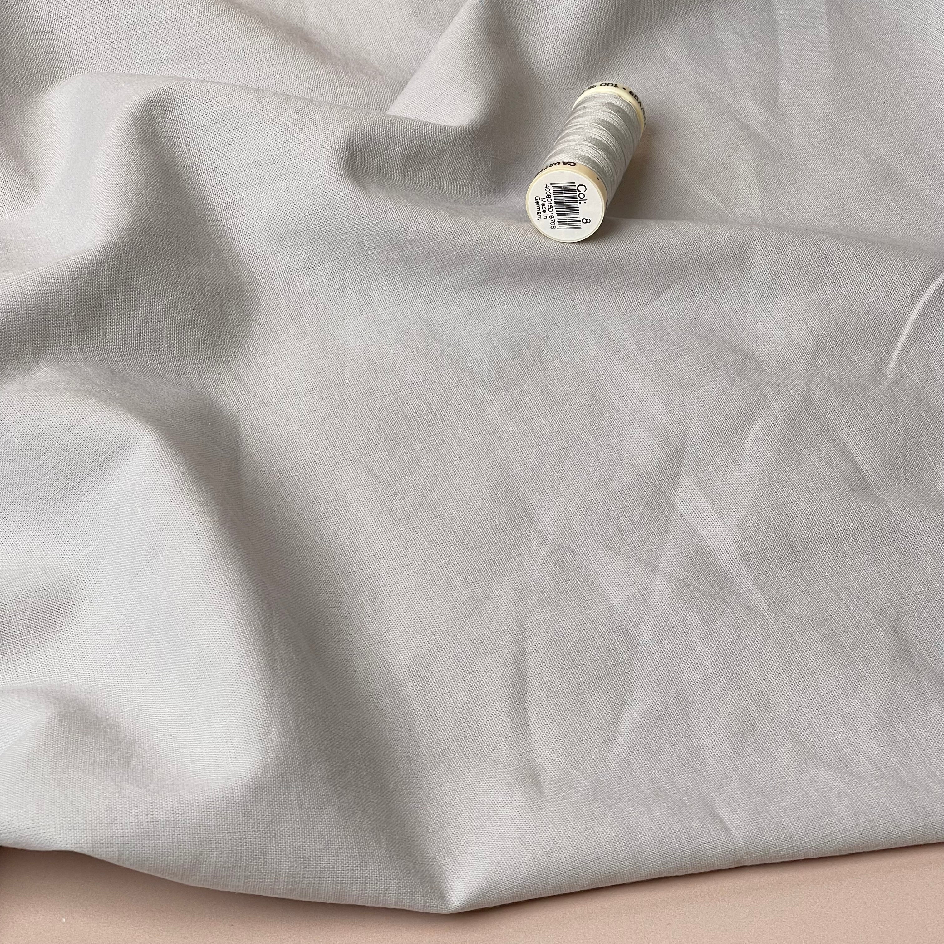Sorona Linen in Cloud - New Eco Linen Blend Fabric