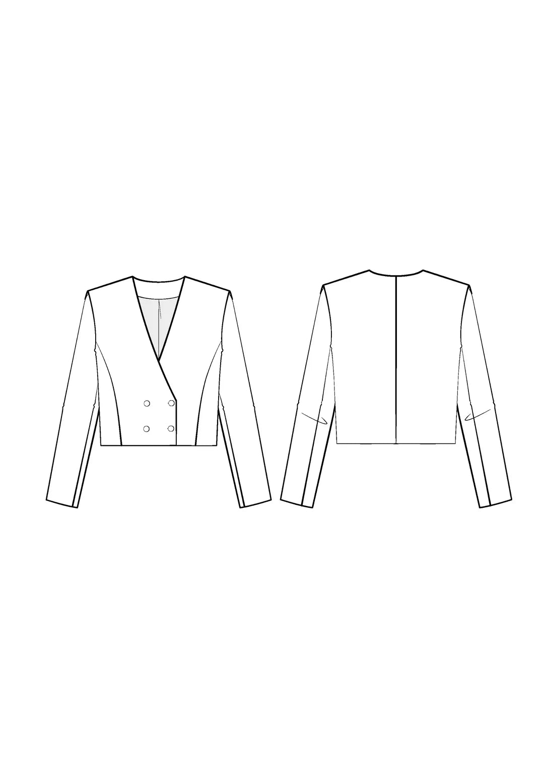 Maison Fauve - DAMAS Jacket Paper Sewing Pattern