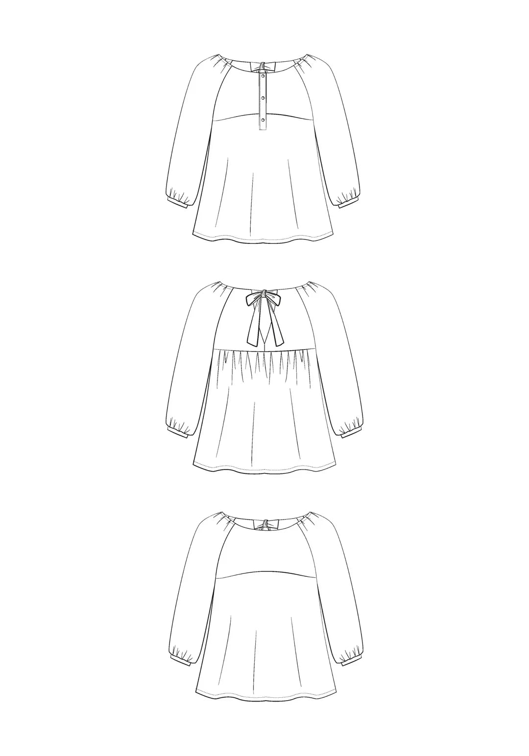 Maison Fauve - HESPÉRIDE Blouse Sewing Paper Pattern