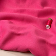 Carmine Rose Fleece back Organic Cotton Sweat-Shirting