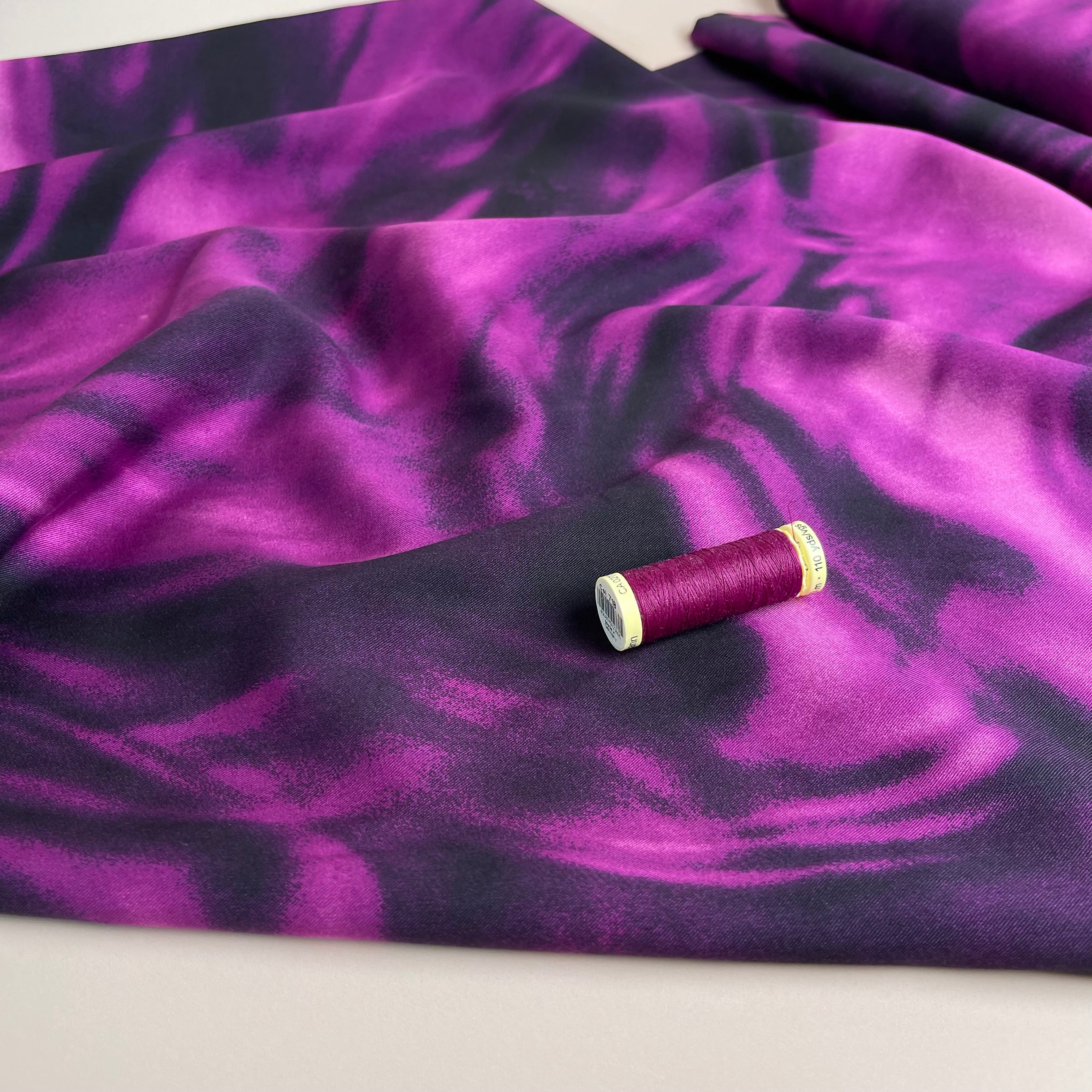 Cindy in Magenta Lyocell Twill Fabric