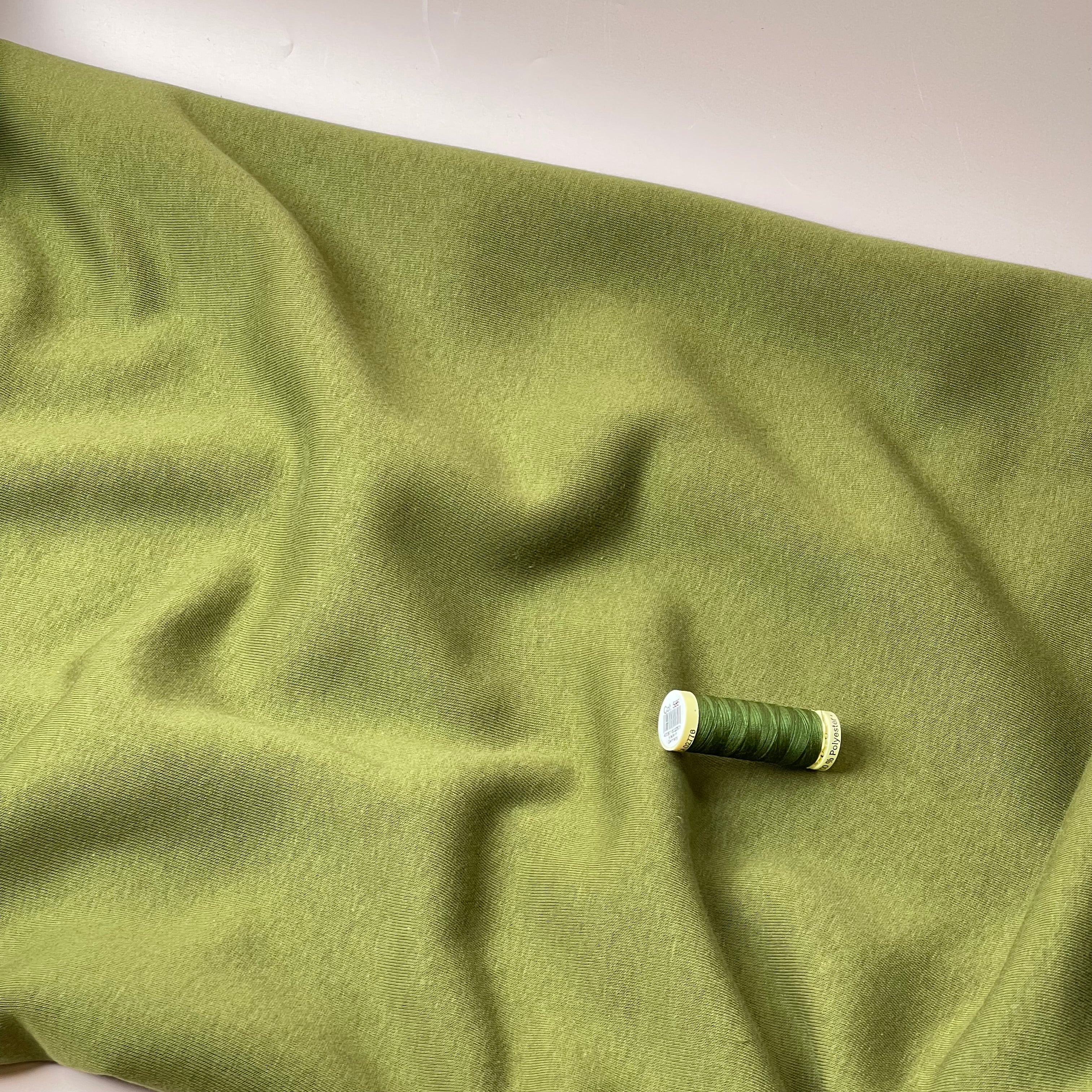 Olive Branch Fleece back Organic Cotton Sweat-Shirting
