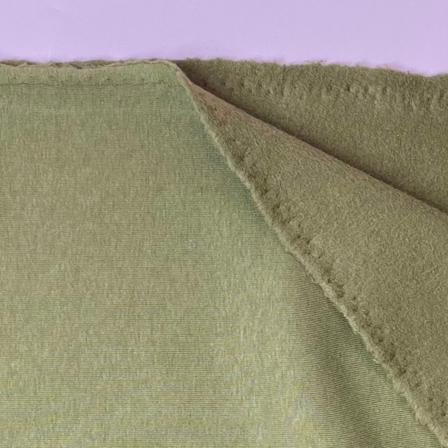 Olive Branch Fleece back Organic Cotton Sweat-Shirting