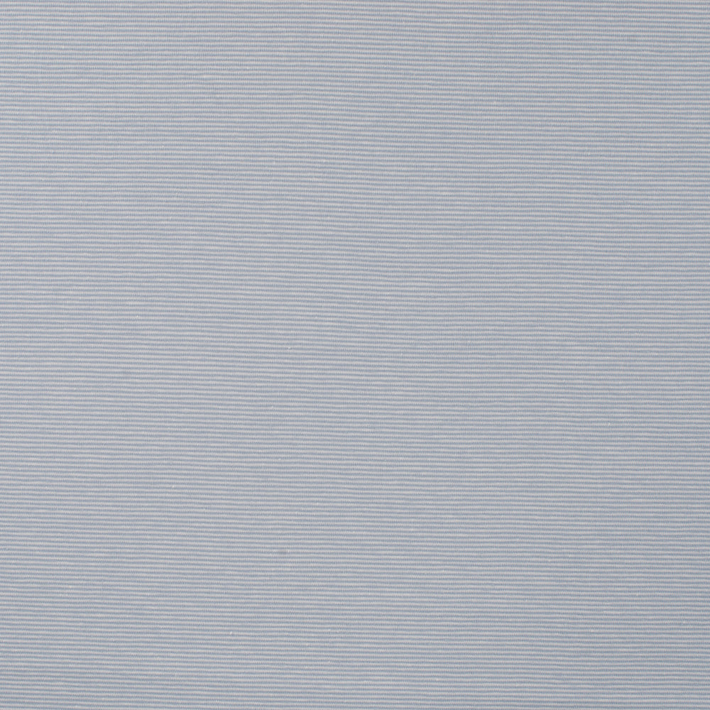 Yarn Dyed Soft Blue Fine Stripe Cotton Jersey Fabric