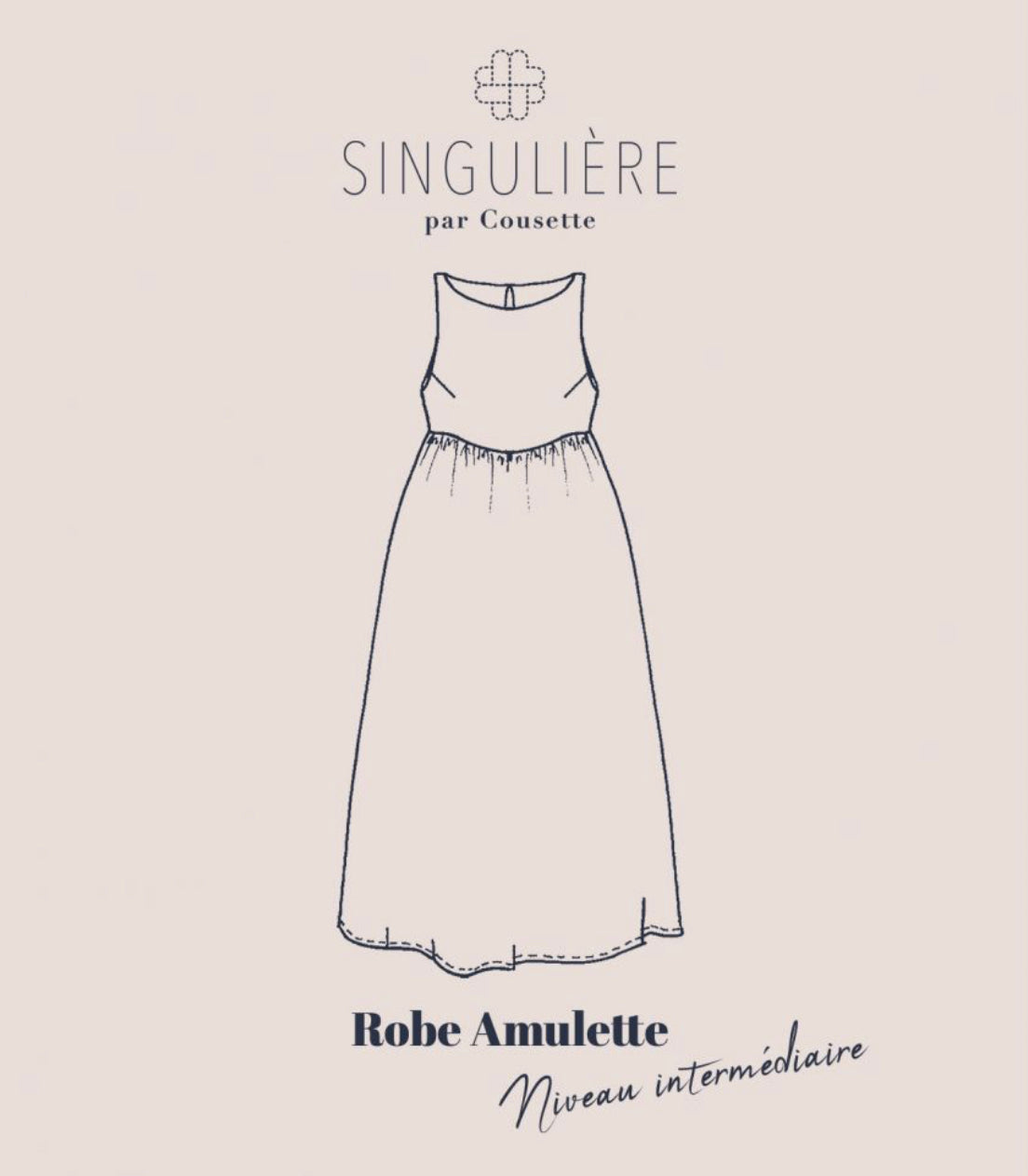 Cousette - Amulette Dress Sewing Pattern FRENCH VERSION