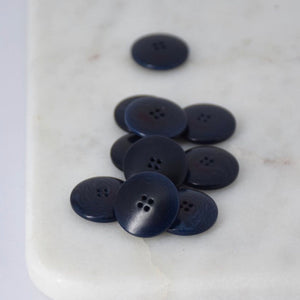 Cousette - Navy Corozo Button - 15mm