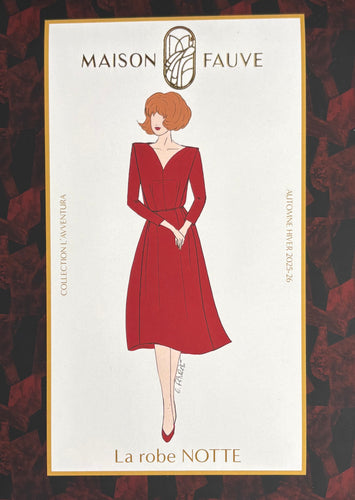 Maison Fauve - NOTTE Dress Paper Sewing Pattern