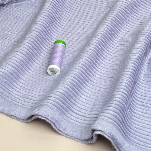 Pure Cotton Washed Corduroy 4.5W in Lilac