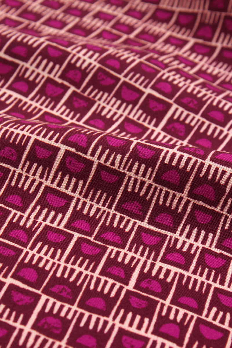 Églantine & Zoé - Dam Magenta Pink Viscose Fabric