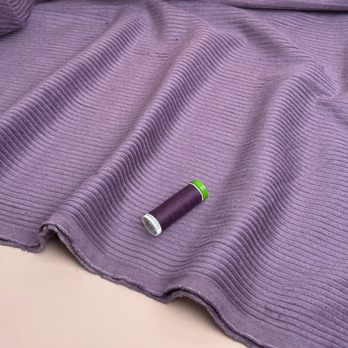 Pure Cotton Washed Corduroy 4.5W in Grape
