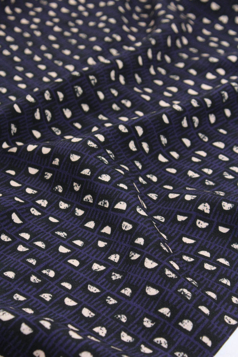 Églantine & Zoé - Dam Indigo Blue Viscose Fabric