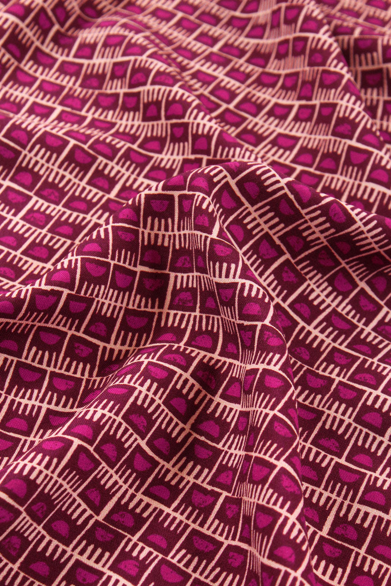 Églantine & Zoé - Dam Magenta Pink Viscose Fabric