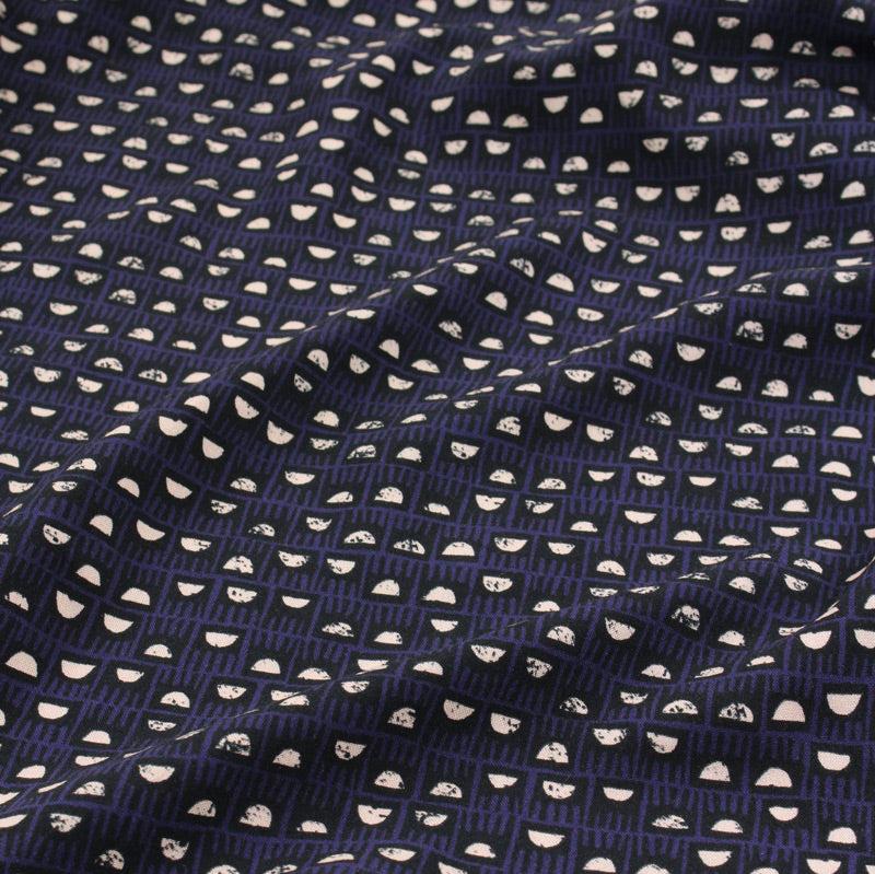 Églantine & Zoé - Dam Indigo Blue Viscose Fabric