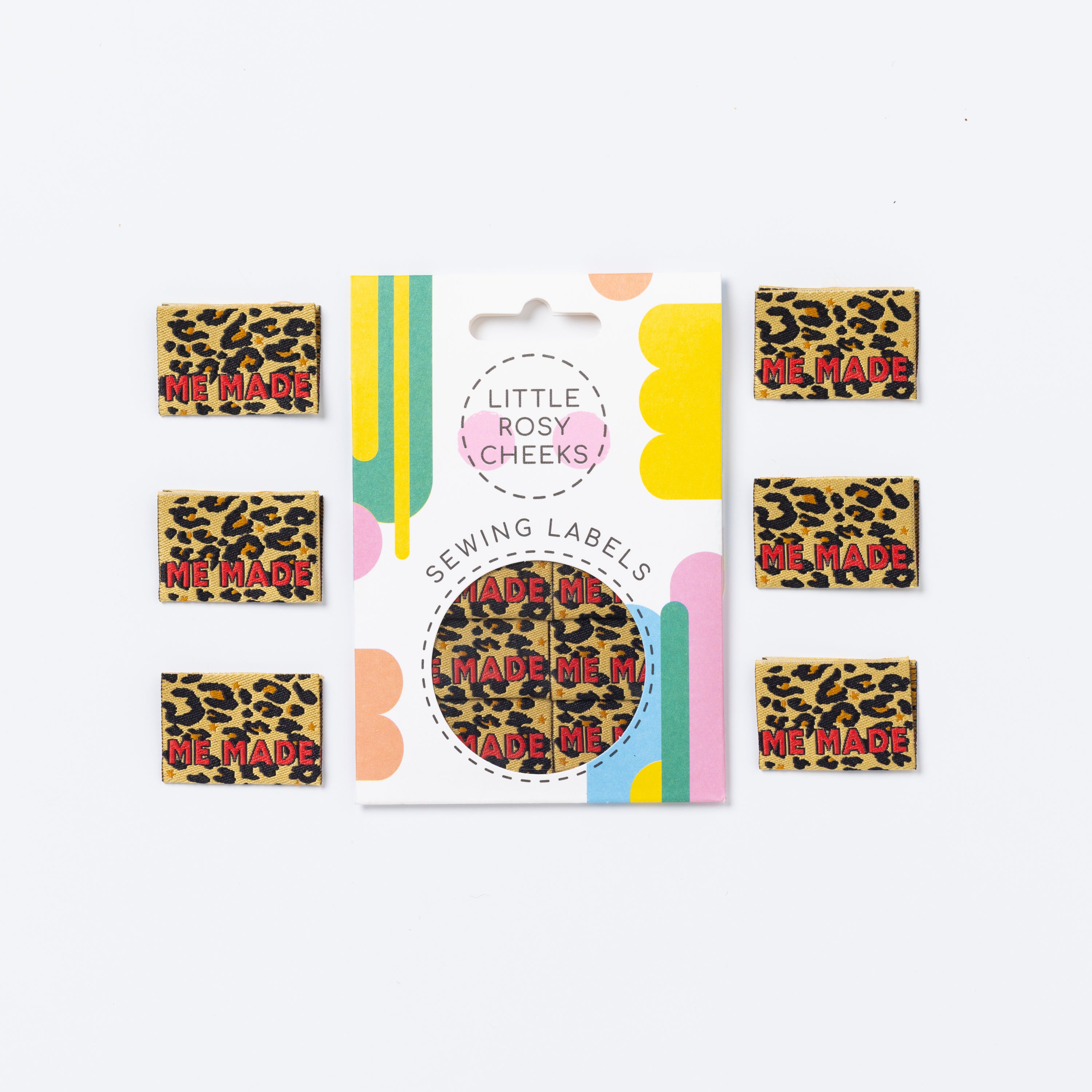Little Rosy Cheeks - Me Made Leopard Printed Labels
