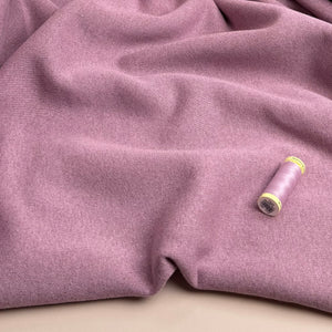 Sparkle Rose Cotton Sweat-Shirting with Lurex