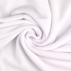 Cuddle - Ultra Soft Viscose Fleece in White