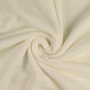 Cuddle - Ultra Soft Viscose Fleece in Off-White