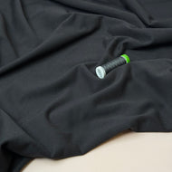 Pure Organic Cotton Jersey in Black