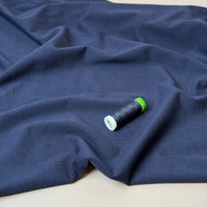 Pure Organic Cotton Jersey in Navy