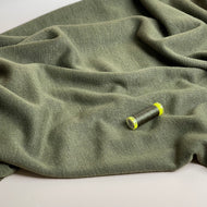Soft Touch Viscose Blend Sweater Knit in Army