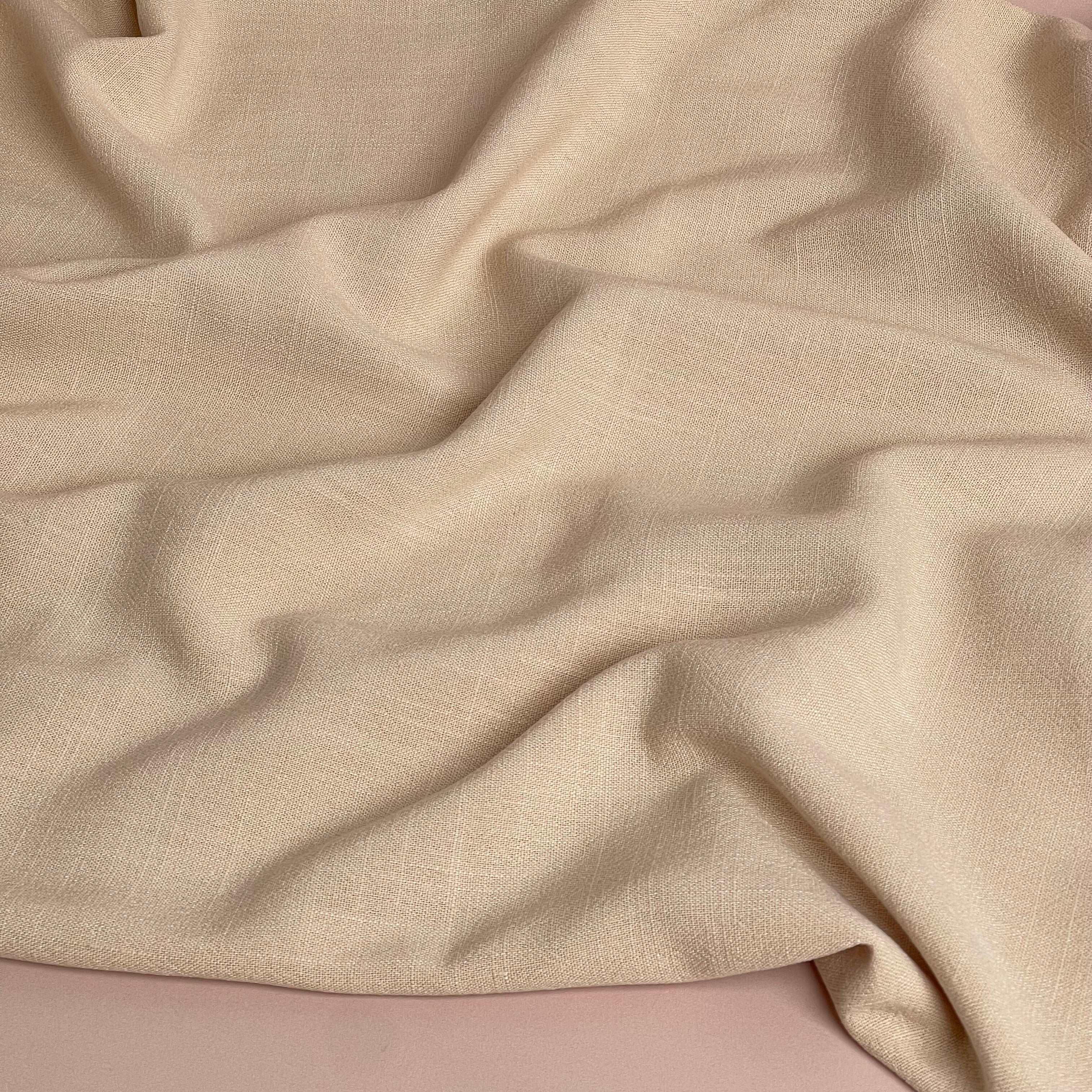 Flow Sand Viscose Linen Blend Dress Fabric – Lamazi Fabrics Flow Sand Viscose Linen Blend Dress Fabric – Lamazi Fabrics