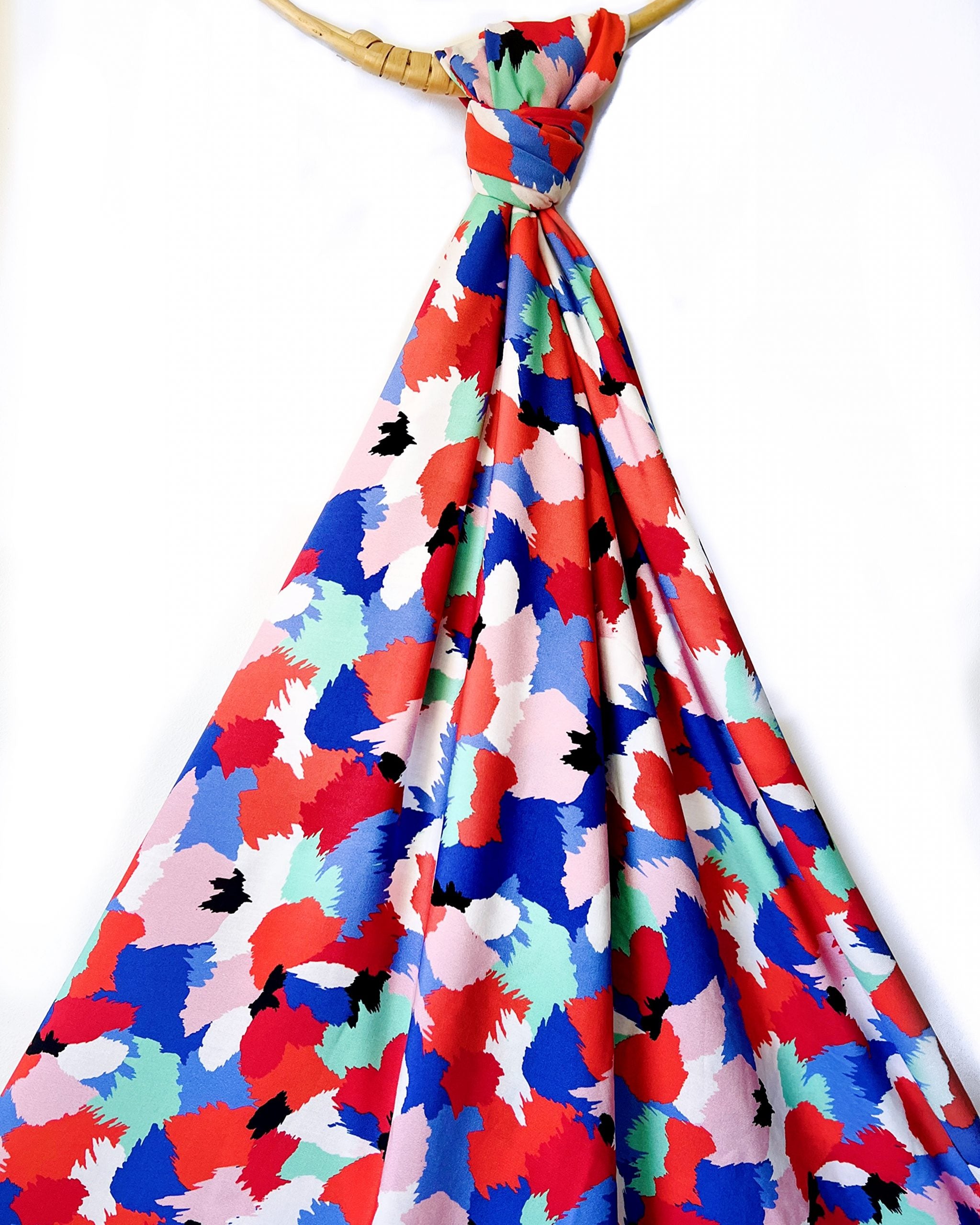 My Dress Made - Cherry Viscose Poplin Fabric