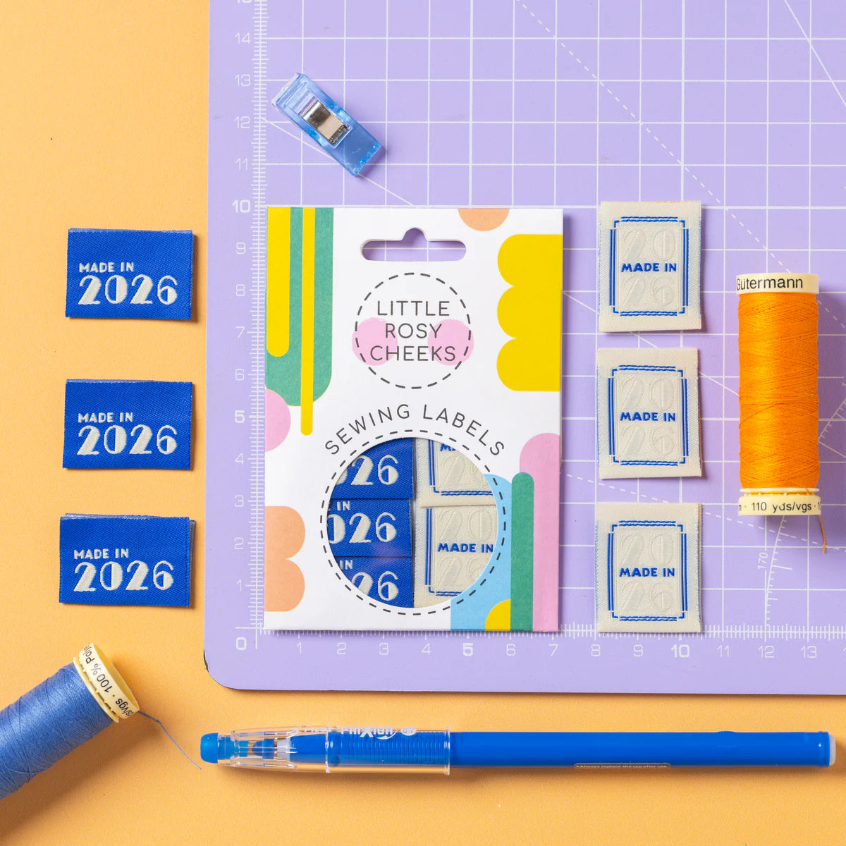 Little Rosy Cheeks - Made In 2026 Printed Labels