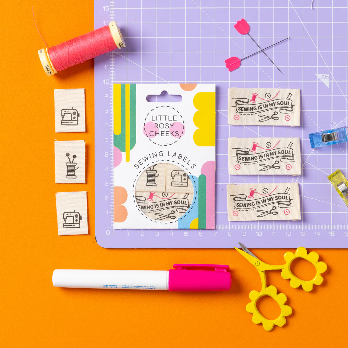Little Rosy Cheeks - Sewing Is In My Soul Printed Labels