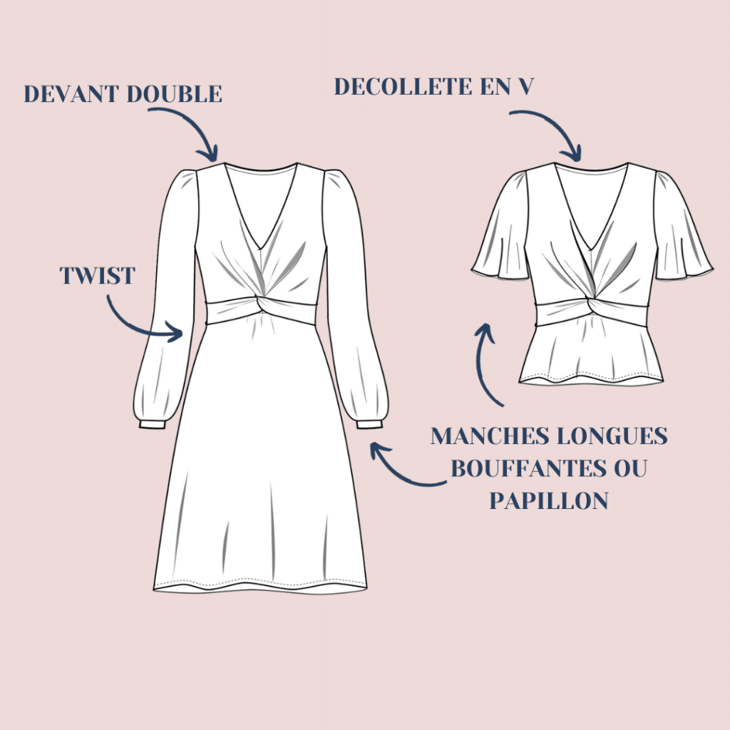 Lise Tailor - Solstice Dress and Blouse Sewing Pattern