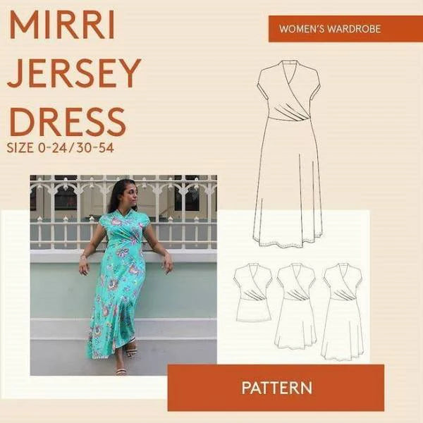 Sewing Kit - Mirri Dress in Seaglass Organic Cotton Jersey