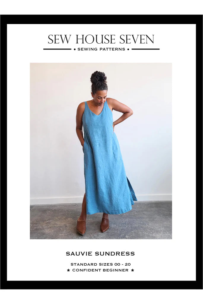 Sewing Kit - Sauvie Sundress in Atelier Jupe Colour Splash Viscose