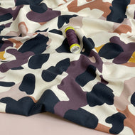 Danish Design - Neutral Camo Cotton Jersey