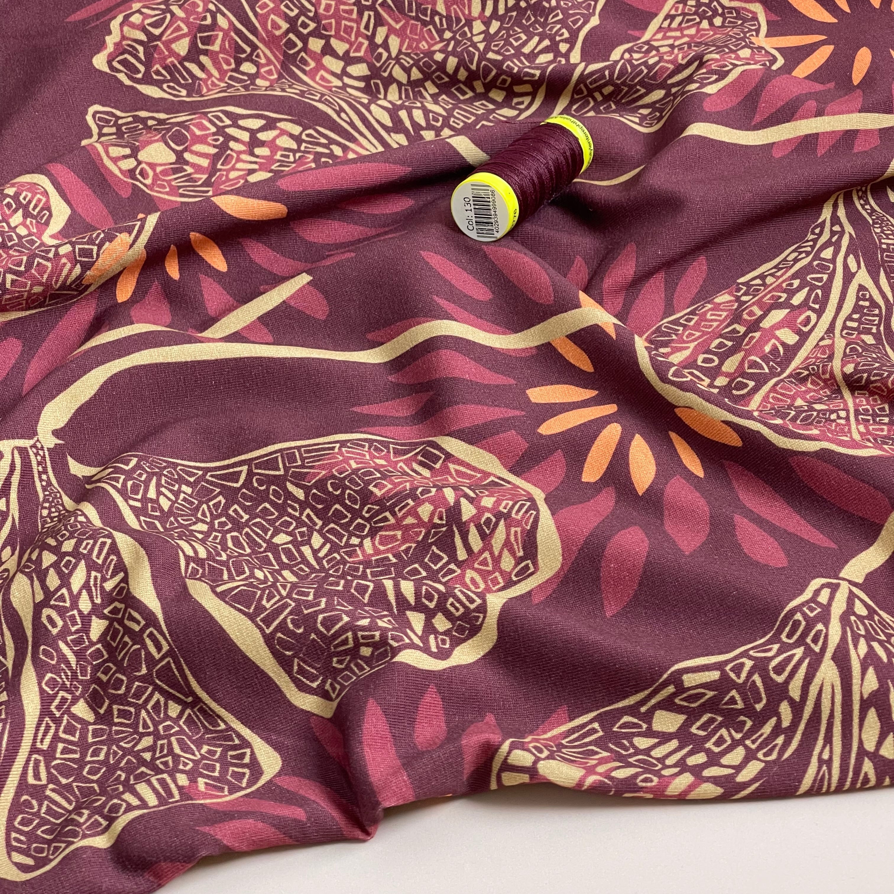Danish Design - Abstract Flowers Cotton Jersey