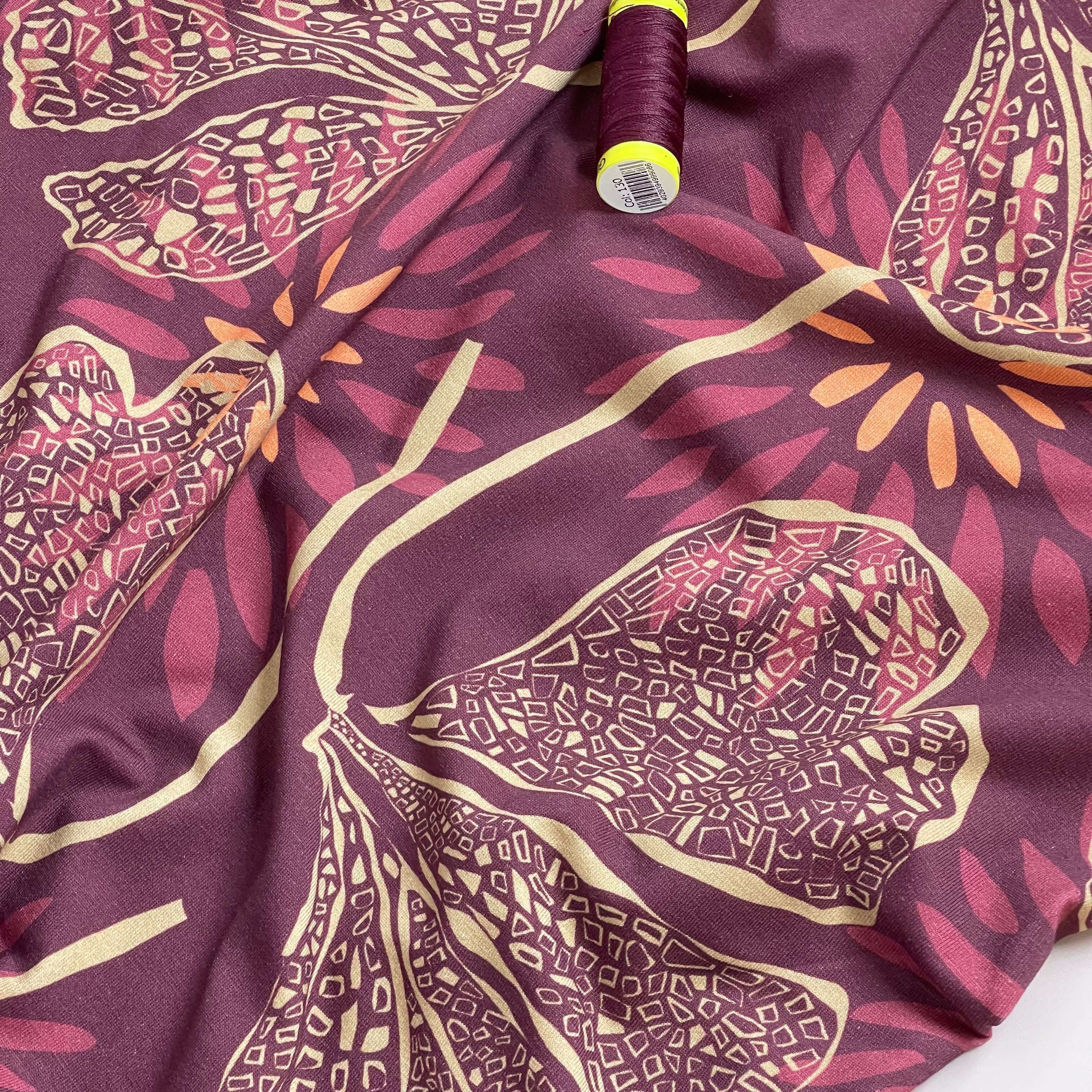 Danish Design - Abstract Flowers Cotton Jersey