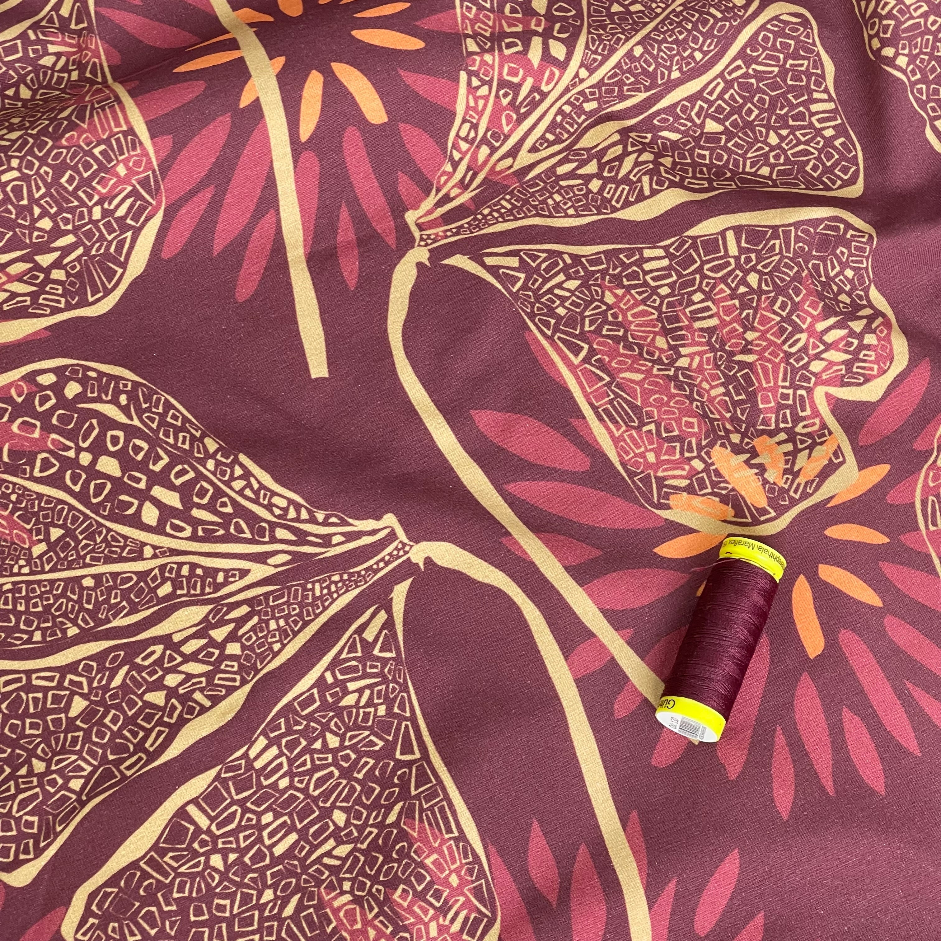 Danish Design - Abstract Flowers Cotton Jersey