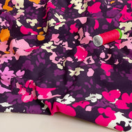 Danish Design - Paint Splash Flowers Cotton Jersey