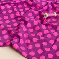 Danish Design - Polka Dot Pink Cotton Jersey