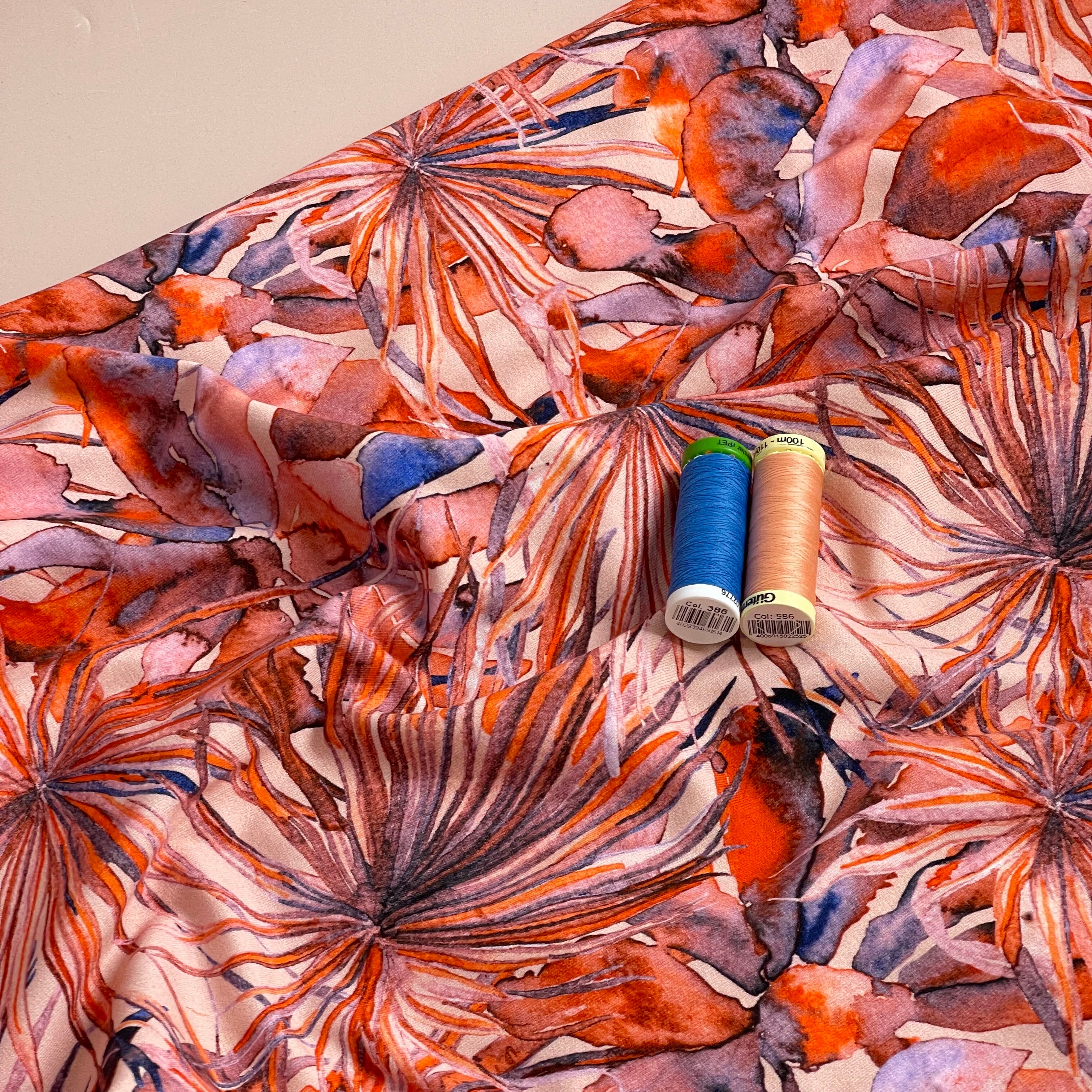 Danish Design - Watercolour Florals Cotton Jersey