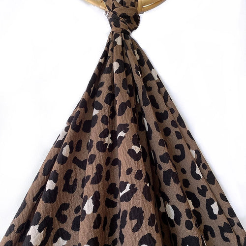 My Dress Made - Mara Leopard Slub Viscose Fabric