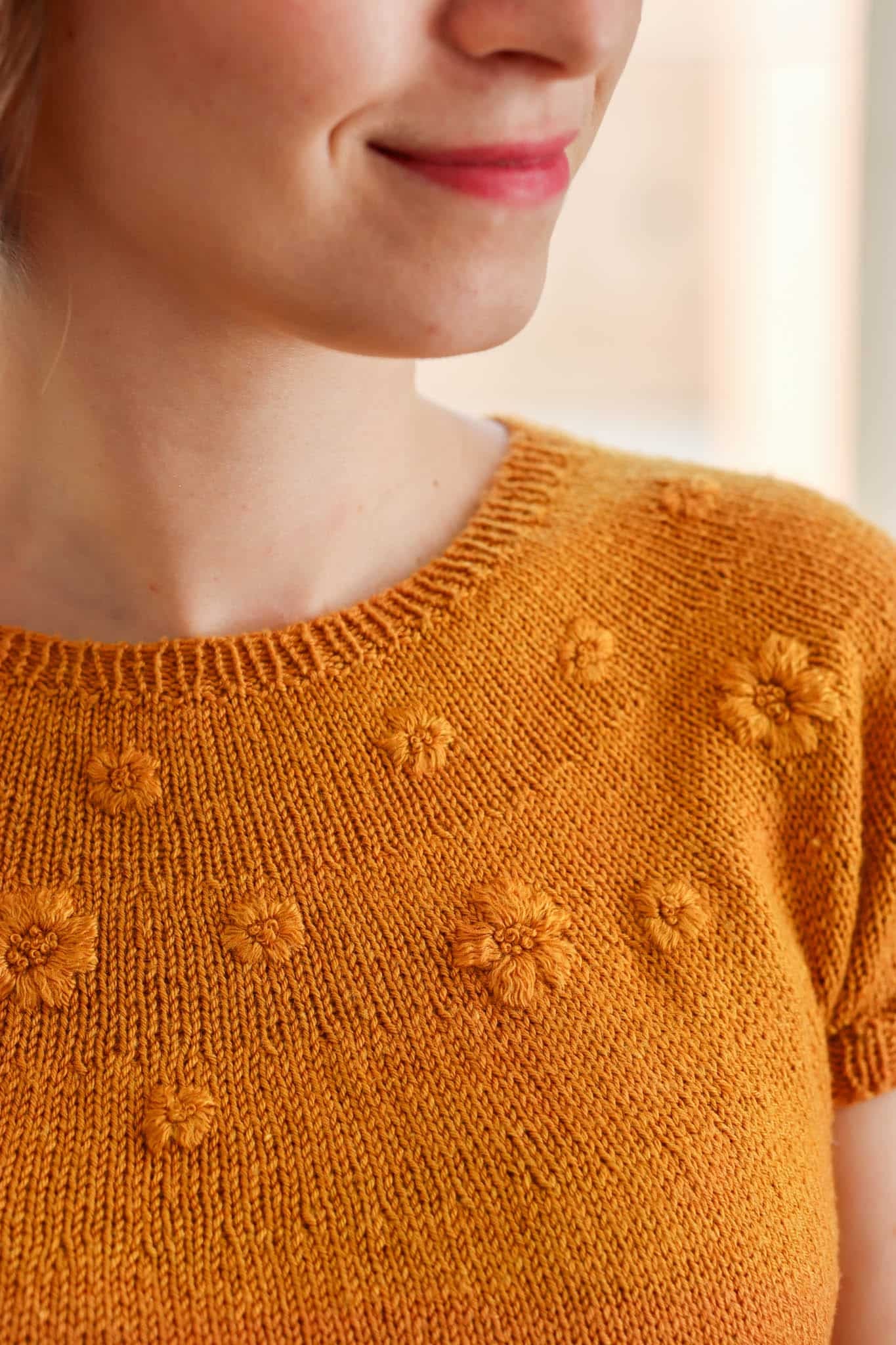 Lise Tailor - Pink Sweater / Vest Knitting Pattern