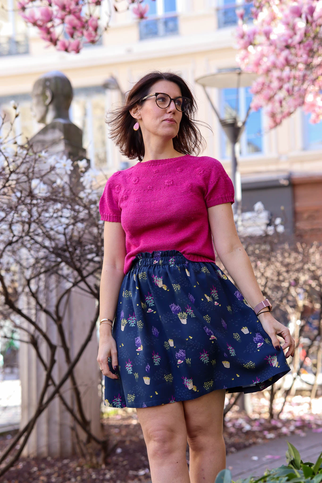 Lise Tailor - Pink Sweater / Vest Knitting Pattern