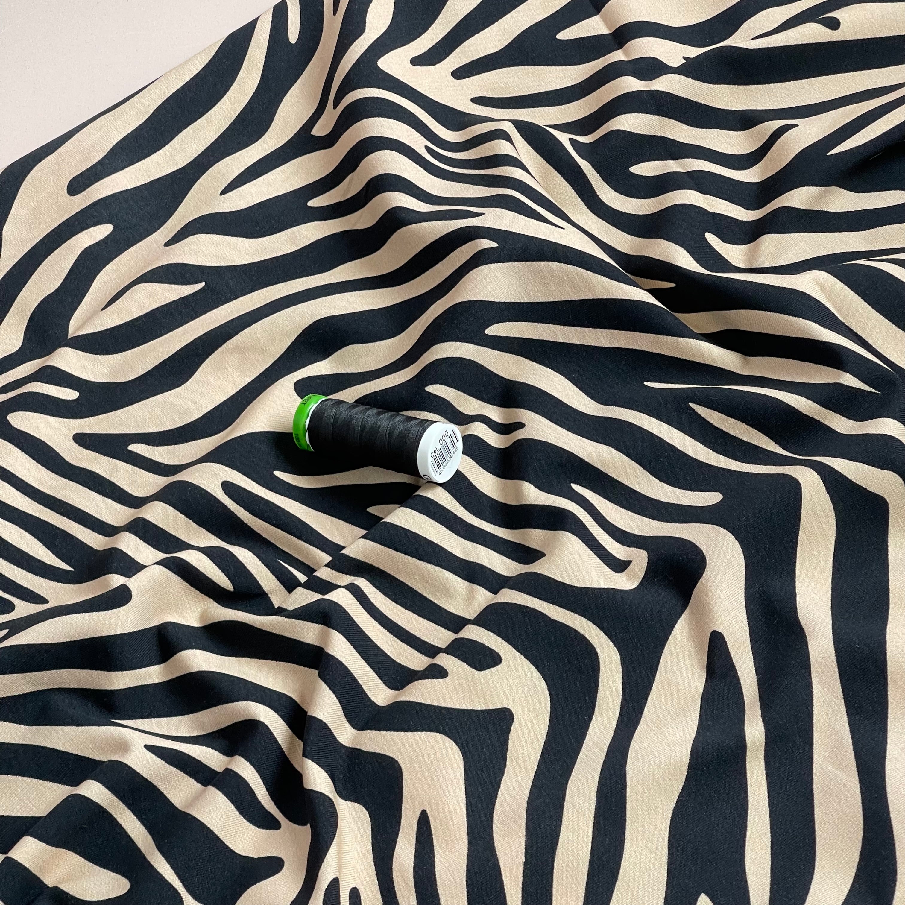 Danish Design - Classic Zebra Print Cotton Jersey