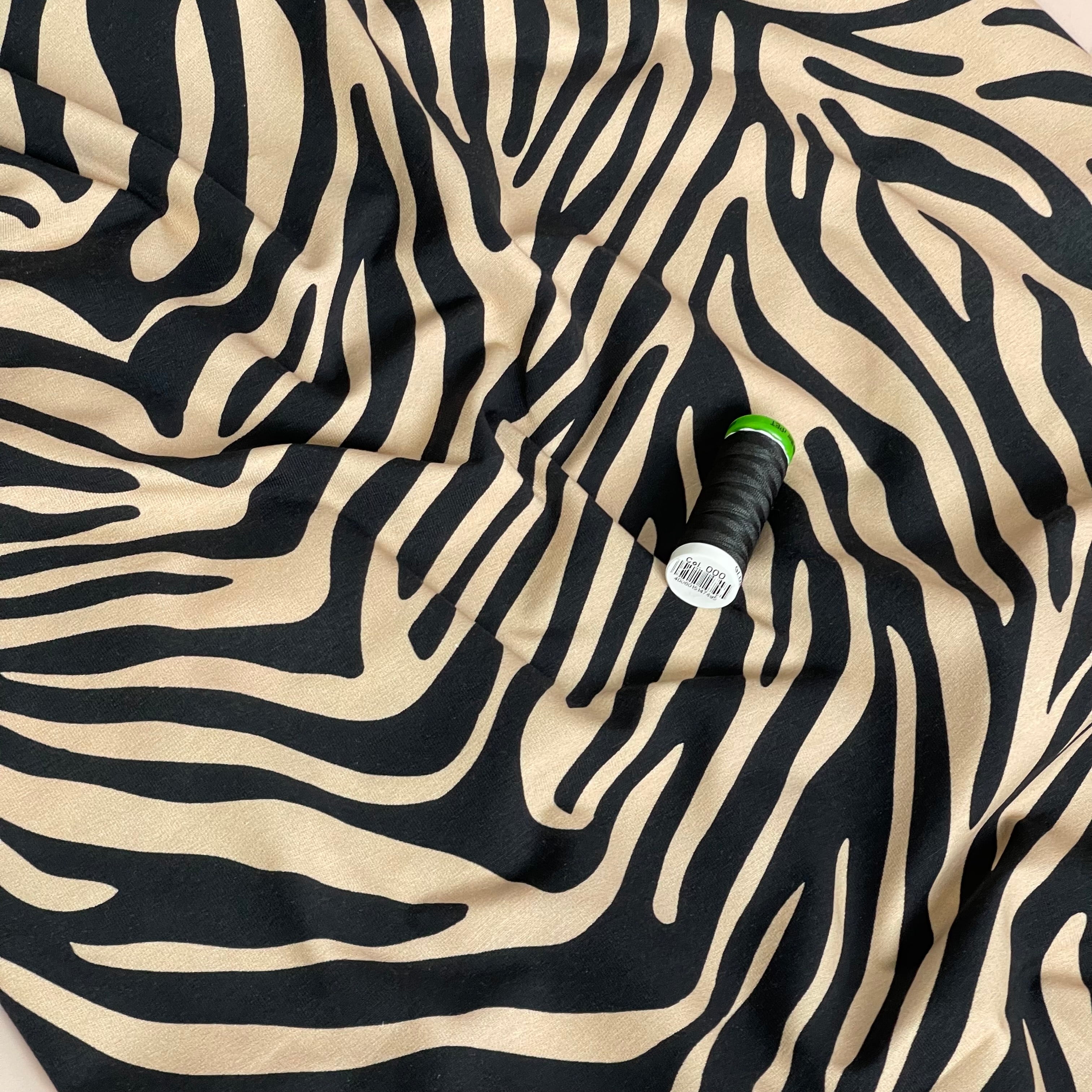 Danish Design - Classic Zebra Print Cotton Jersey